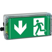 Iluminat indicator de ieșire de urgență  zona explozive  , 6h bat. conform ISO 7010  1