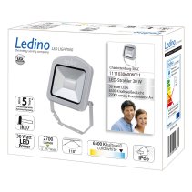 Proiector LED Charlottenburg 30SC, 30W, 6500K, argintiu