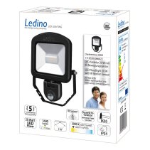 Proiector LED cu senzor  Charlottenburg 10BWI, 10W, 3000K, negru