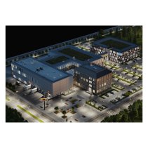 Proiector LED 50W 6000lm 206x218x46mm 4000K 100°x100° sw IP65