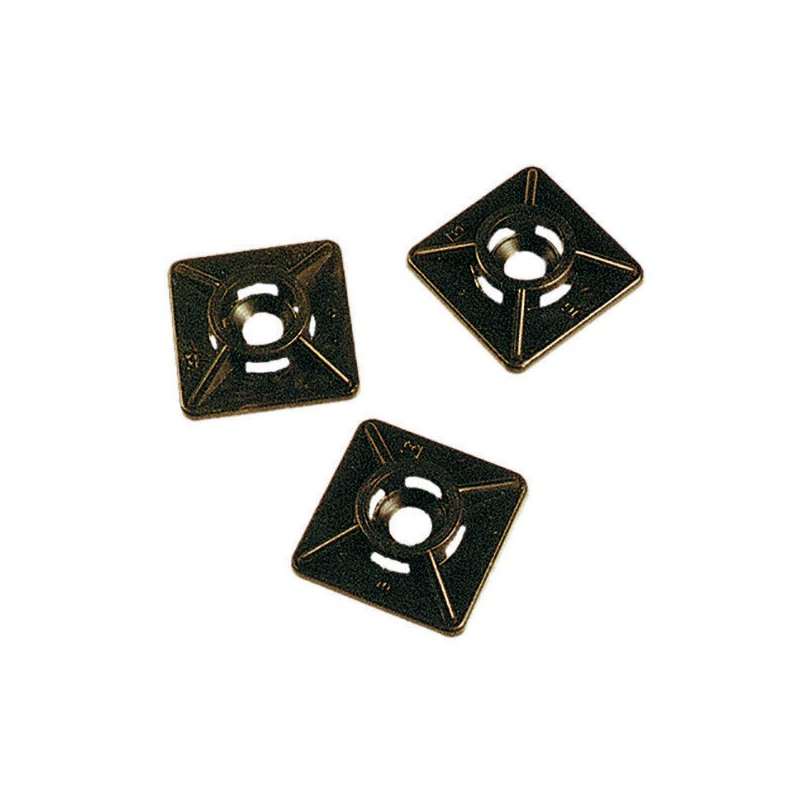 Suport adeziv, Colier 26,5x26,5mm autoadeziva 100buc.