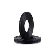 Bandă  perforată 14mmx10m acoperită cu plastic neagru