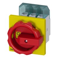 Intrerupator principal Siemens   25A ,3 poli, funcție OPRIRE DE URGENȚĂ