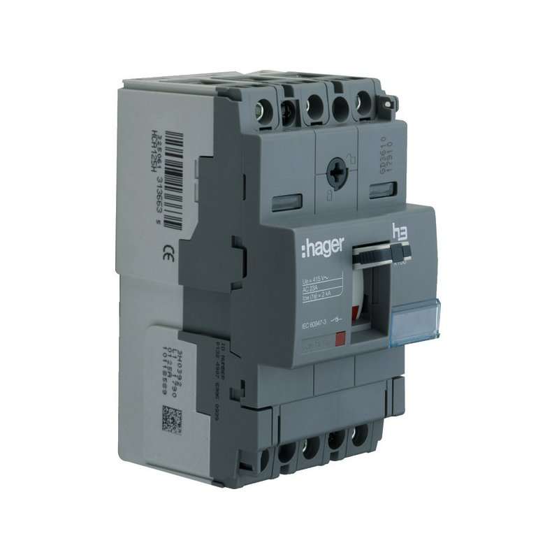 Întrerupător separator principal Hager x160    125A 3 poli