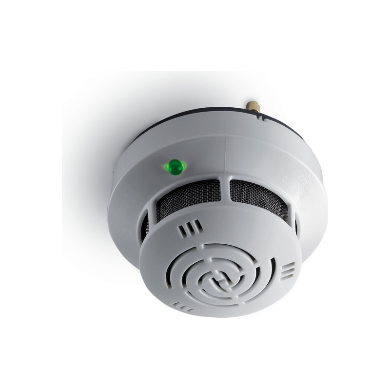 Detector  de fum optic cu comutator