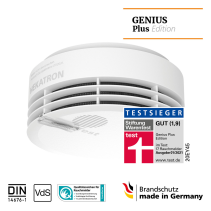 Detector de fum GENIUS-PLUS  talpa adeziva