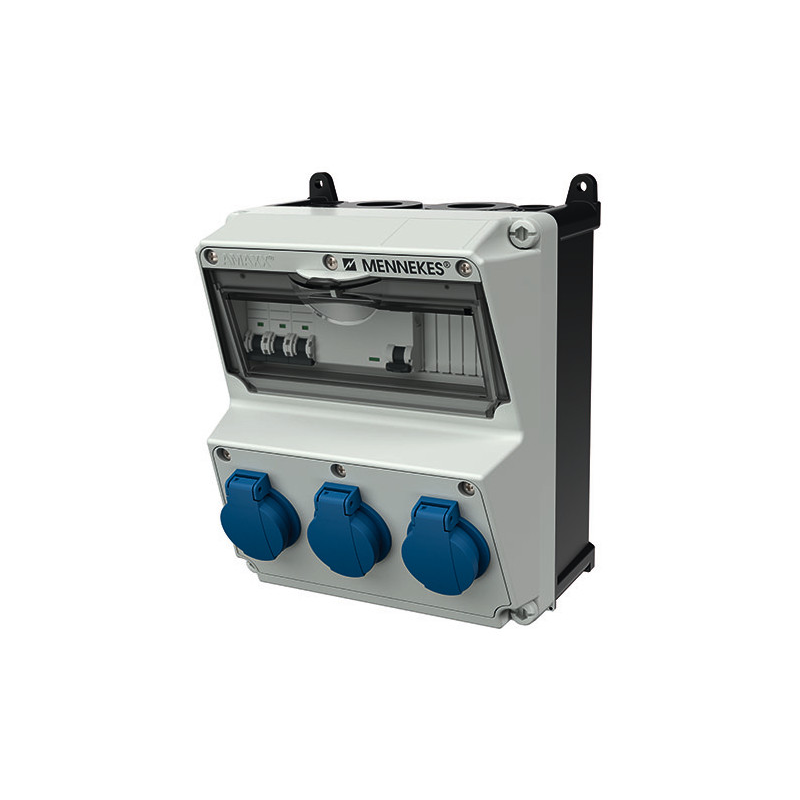 Mennekes  Combinație de prize AMAXX IP44  3x230V echipat complet