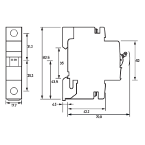 Intrerupator automat  Doepke DLS6  B6A 6kA 1pol 230V curba B