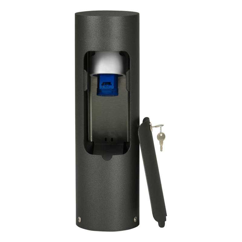 Coloana prize, blocabila, tip nr.4411 - CEE - culoare: antracit/argintiu, CEE 16 A