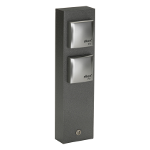 Coloana prize tip nr.4400 - 2 x  prize cu contact de protectie culoare: antracit/argintiu,