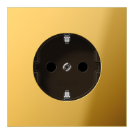 Priză SCHUKO GOLD din metal LS-design UP 16V 250VAC  Jung  GO2520