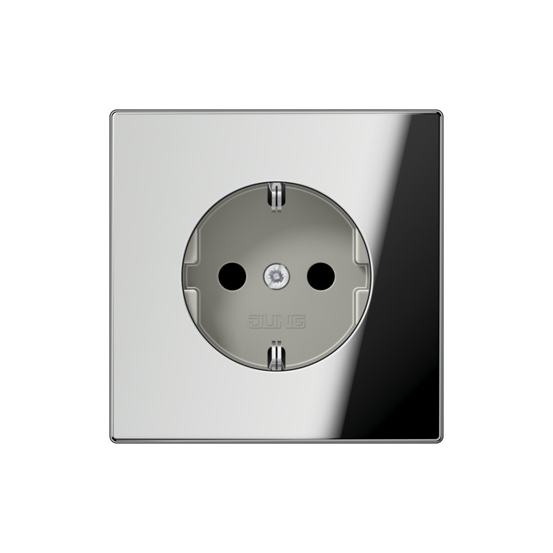 Priză SCHUKO 16A crom lucios  Jung GCR1520KI