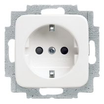 Priză SCHUKO 16A  250V Reflex SI UP alb alpin ABB 20EUC-214