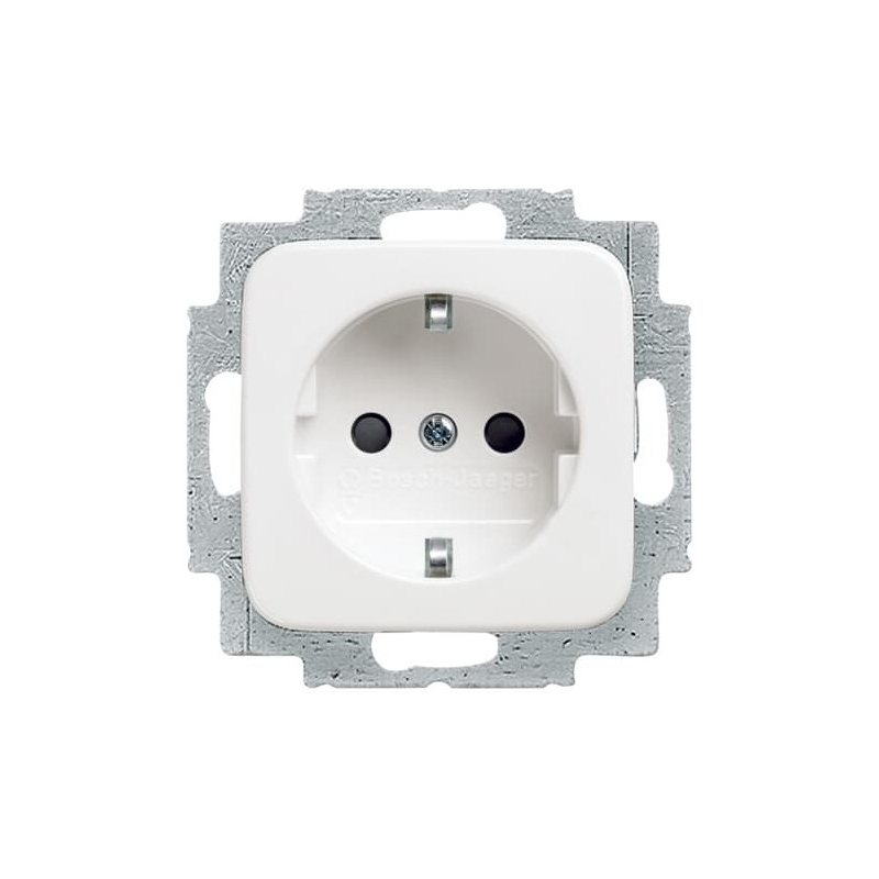 Priză SCHUKO 16A  250V Reflex SI UP alb alpin ABB 20EUC-214