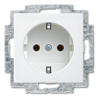 Priză SCHUKO 16A  250V Busch-balance SI alpin   ABB 20EUC-914