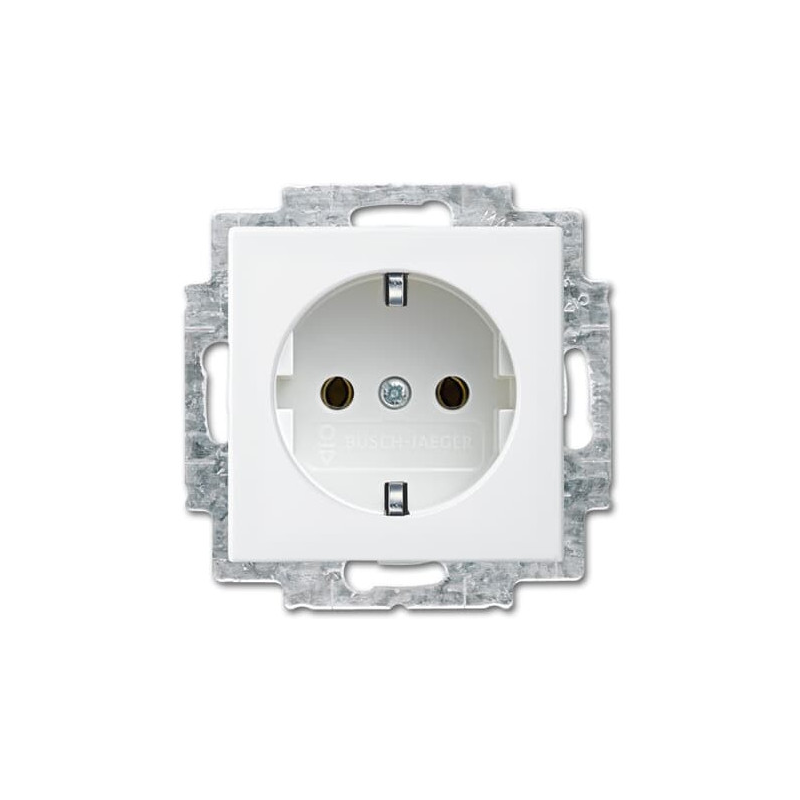 Priză SCHUKO 16A  250V Busch-balance SI alpin   ABB 20EUC-914