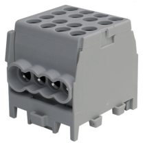 Borna conexiune CU-AL  Gri  1 pol,  2x25 / 6x16 qmm 1000V AC\DC