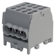 Borna conexiune CU-AL  Gri  1 pol,  2x25 / 6x16 qmm 1000V AC\DC