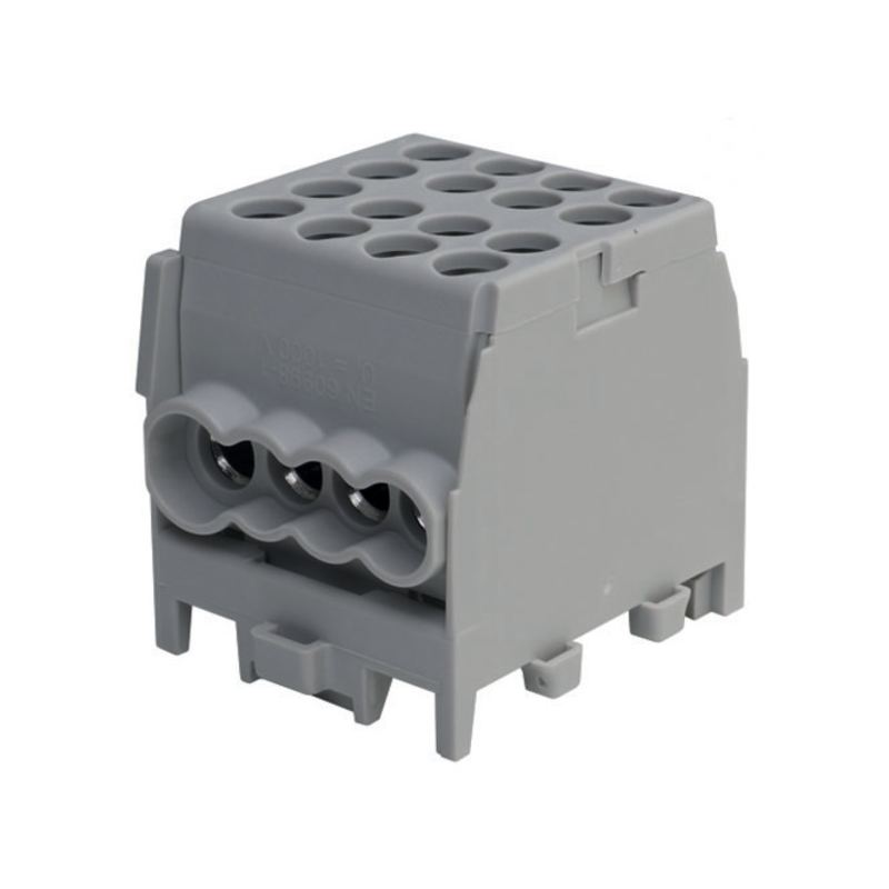 Borna conexiune CU-AL  Gri  1 pol,  2x25 / 6x16 qmm 1000V AC\DC
