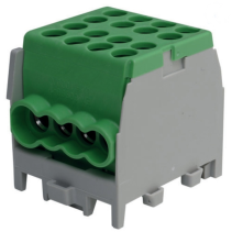 Borna conexiune CU-AL Verde 1 pol,  2x25 / 6x16 qmm 1000V AC\DC