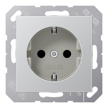 Priză SCHUKO 16A UP 250V aluminiu JUNG A1520AL