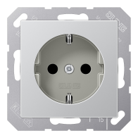 Priză SCHUKO 16A UP 250V aluminiu JUNG A1520AL