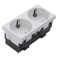 Hager ESR2339010  Priza modulara sistem 33° 16A/250V Rastec 45 rw