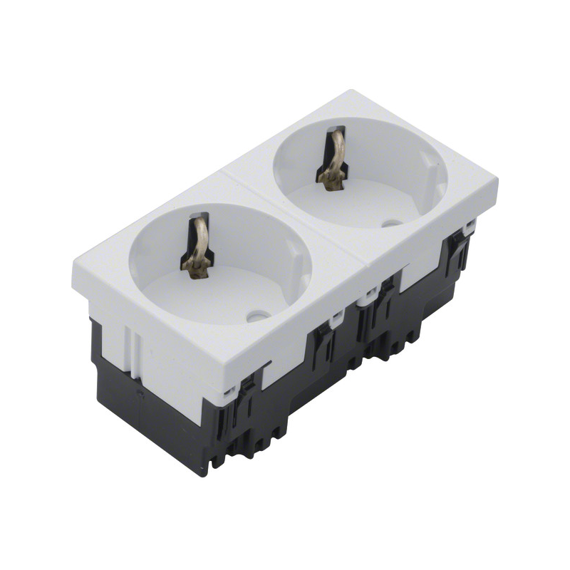 Hager ESR2339010  Priza modulara sistem 33° 16A/250V Rastec 45 rw