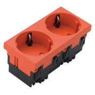 Hager ESR2332004  Priza modulara sistem 33° 16A/250V Rastec 45 ro