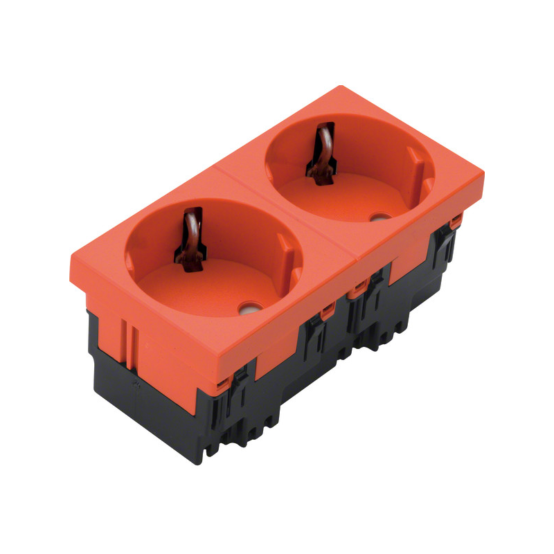 Hager ESR2332004  Priza modulara sistem 33° 16A/250V Rastec 45 ro