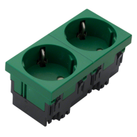 Hager ESR2336029 Priza modulara sistem 33° 16A/250V Rastec 45 gr