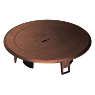 Hager BSR02MTK Tub metalic culoare  cupru vechi  BSR02