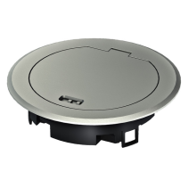 Hager BSR02MKS Capac cu balamale metalice pentru BSR02 Silver