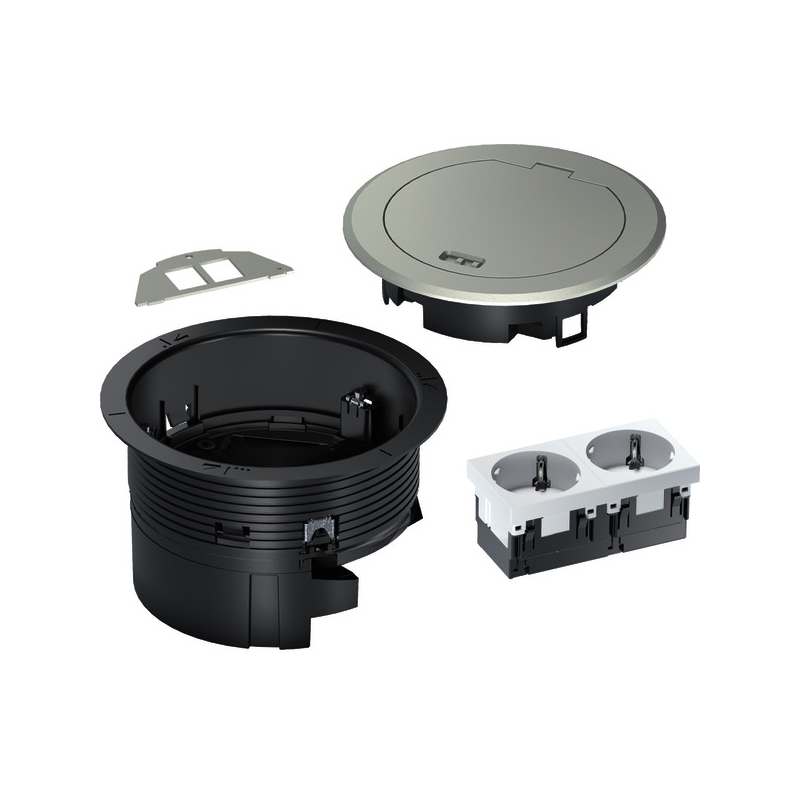 Hager BSR02D01  Prize de podea cu capac pentru zone ude sau exterioare