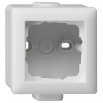 Carcasa priza aparenta  GIRA 006127 System 55  alb pur