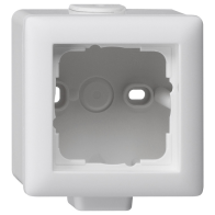 Carcasa priza aparenta  GIRA 006127 System 55  alb pur