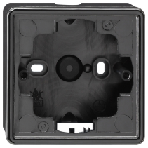 Carcasă aparenta simpla GIRA  006147  S-Color negru