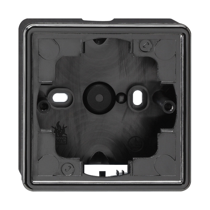 Carcasă aparenta simpla GIRA  006147  S-Color negru