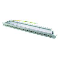 Telegärtner J02023A0050 Patch panel 24 port RJ45 Cat.6A MPP24-HS 1HE19 zoll