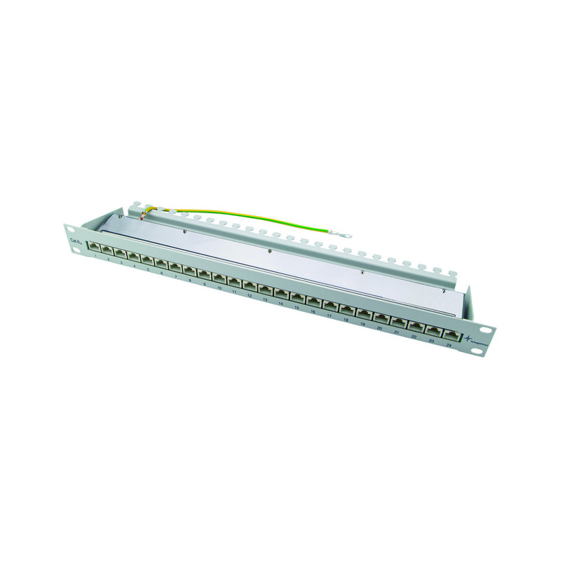 Telegärtner J02023A0050 Patch panel 24 port RJ45 Cat.6A MPP24-HS 1HE19 zoll