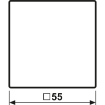 Capa pentru comutatoare si taste  Jung AS591WW seria AS 500 si A alb alpin