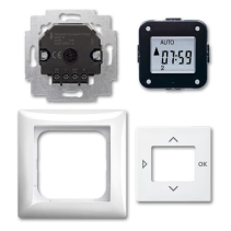 Set complet controller  jaluzele si rulouri cu astro si timper Busch-Jaeger 6422UJ-914 SI