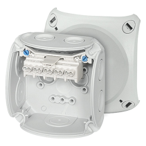 Doza de legatura HENSEL pentru cablu 1,5-4qmm gri  1,5-2,5 qmm 5 pini