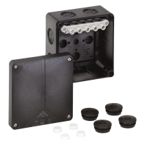 Doza aparenta neagra Abox-i 060-6/sw