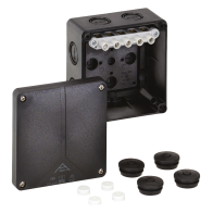 Doza aparenta neagra Abox-i 060-6/sw