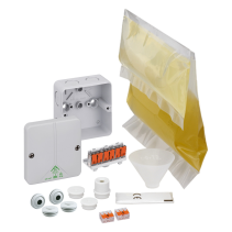 Doza aparenta gri cu capac si gel ABOXXTSL2,5