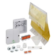 Doza aparenta gri cu capac si gel ABOXXTSL2,5