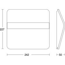 Steinel 007140 - Lumină pentru numar casa   XSolar LH-N oțel inoxidabil - fără fir