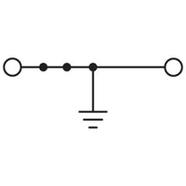 Clemă şir conductor protectie  PT2,5PE (verde galben)  Phoenix 3209536