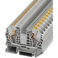 Clemă şir  PT16N gri  , 16mm2  conexiune push-in Phoenix 3212138
